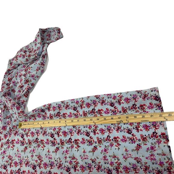 Club Monaco Tansa Silk Floral Print Side Tie Culottes Sz 00 Wide Leg Capri - Picture 3 of 6